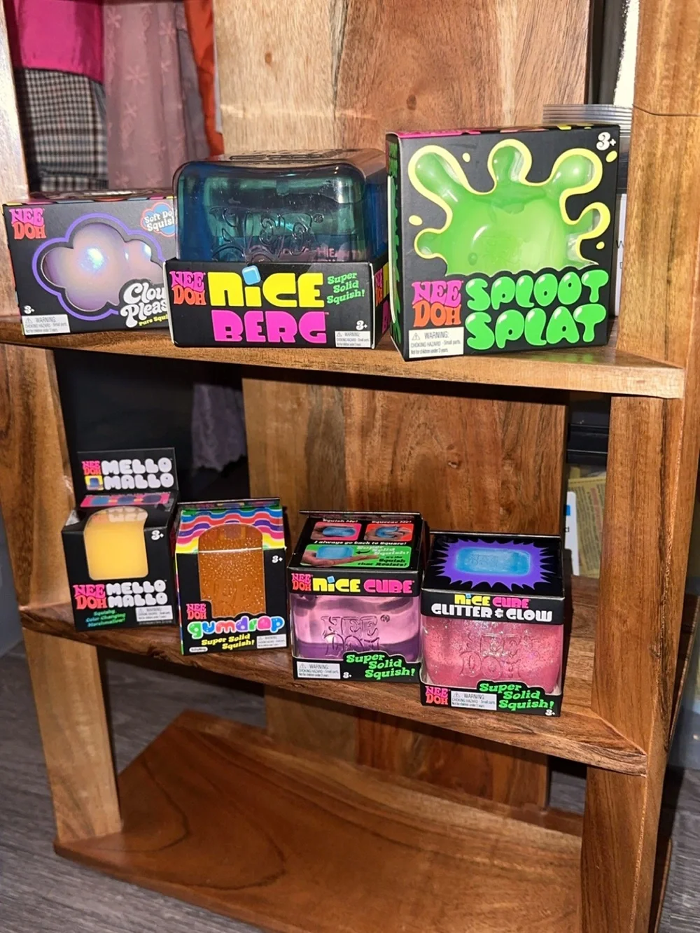 NeeDoh Squeeze Toys Nee Doh BUNDLE Berg cloud pleaser mello mallo glow gumdrop